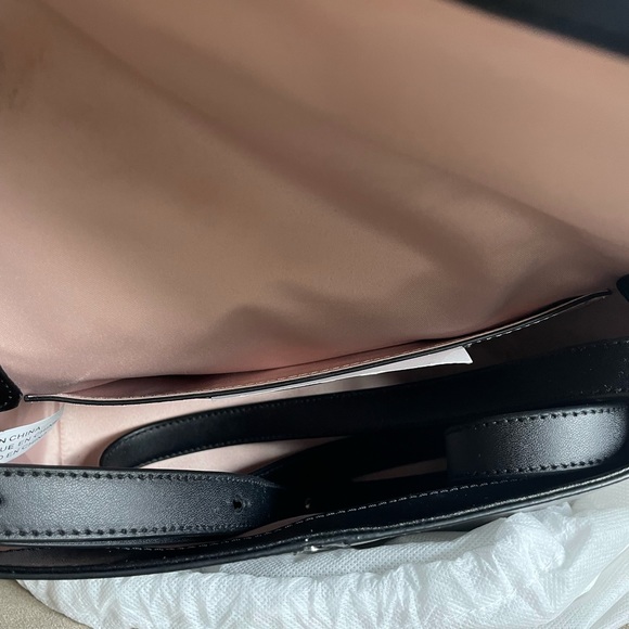 Black Leather Crossbody Purse - Picture 5 of 5